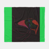 Außerordentliche Helden-Fliesblanke Fleecedecke (Vorderseite (Horizontal))