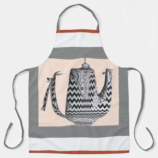 Außerordentliche Kaffeekanne Kitchen Craft Chef Schürze (Vorderseite)