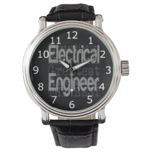 Außerordentlicher Elektroingenieur Armbanduhr