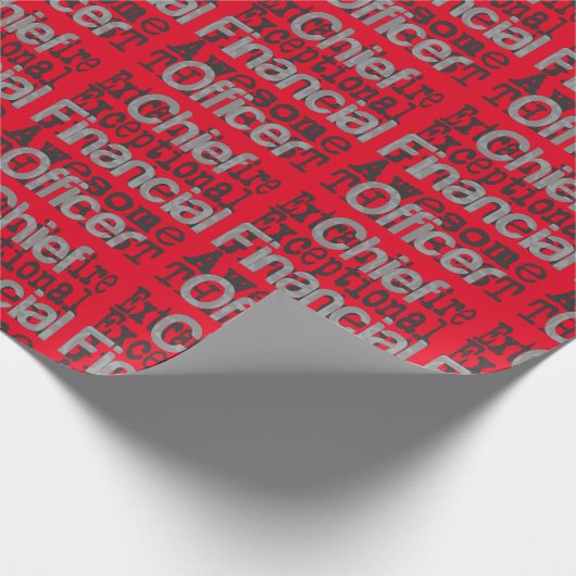 Außerordentlicher Finanzvorstand Geschenkpapier (Ecke)