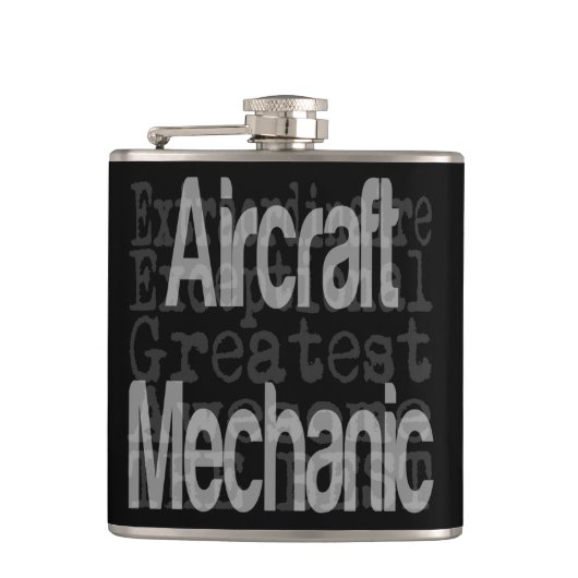 Außerordentlicher Luftfahrzeugmechaniker Flachmann (Vorderseite)