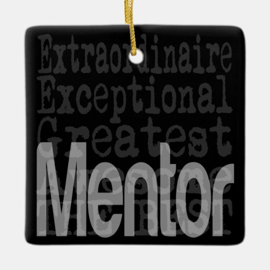 Außerordentlicher Mentor Keramikornament (Vorderseite)