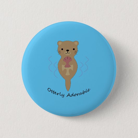 Außerordentlicher Otter Button (Vorderseite)