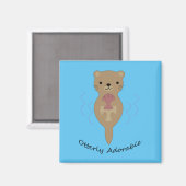 Außerordentlicher Otter Magnet (Vorderseite/Rückseite)