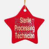 Außerordentlicher Steriltechniker Keramik Ornament (Hinten)
