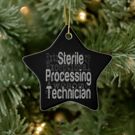 Außerordentlicher Steriltechniker Keramik Ornament (Baum)