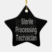 Außerordentlicher Steriltechniker Keramik Ornament (Hinten)