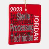 Außerordentlicher Steriltechniker Keramikornament (Rechts)