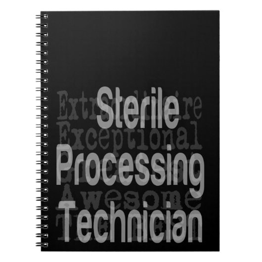 Außerordentlicher Steriltechniker Notizblock (Vorderseite)