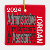 Außerordentlicher Verwaltungsassistent CUSTOM Keramikornament (Vorderseite)