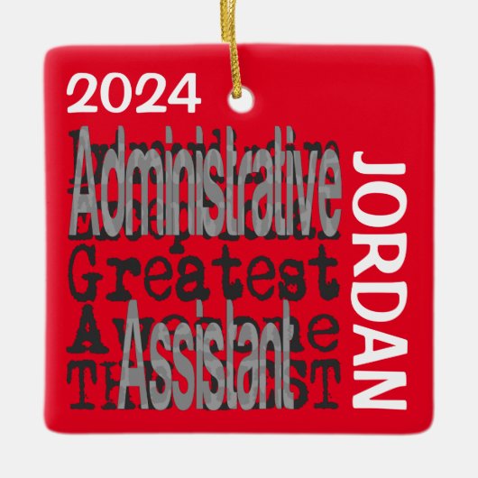 Außerordentlicher Verwaltungsassistent CUSTOM Keramikornament (Vorderseite)
