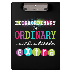 Außerordentliches Klemmbrett