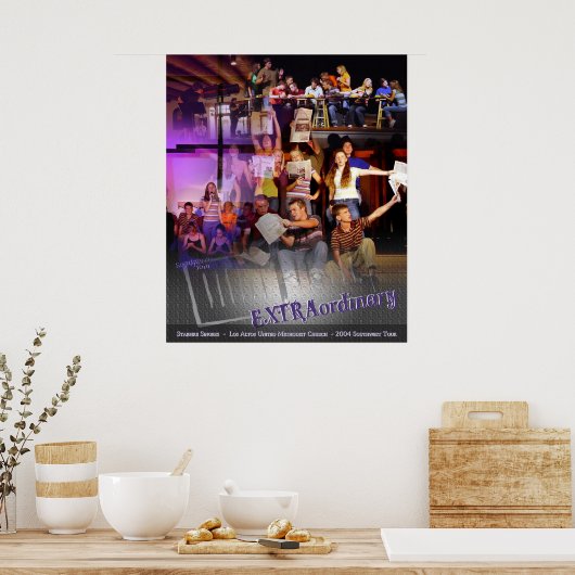 Außerordentliches Poster (Küche)