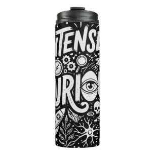 Äußerst neugierig thermosbecher
