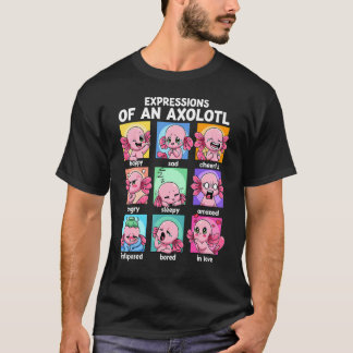Äußerungen einer Axolotl-Stimmung mexikanischer Sp T-Shirt