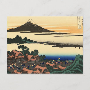 Aussicht 36+09 von 36 Aussichten auf den Fuji Postkarte