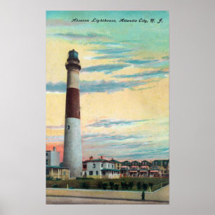 Aussicht auf Absecon LighthouseAtlantic City, NJ Poster