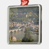 Aussicht auf Alte Brucke oder Alte Brücke Silbernes Ornament (Links)