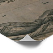 Aussicht auf Ama-no-Hashidate durch Sesshū Tōyō Poster (Ecke)