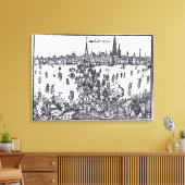 Aussicht auf Antwerpen Leinwanddruck (Insitu (Wohnzimmer))