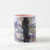Aussicht auf Arles, blühende Orte - Van Gogh Art Tasse (Zentrum)