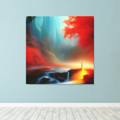 Aussicht auf atemberaubende Schönheit Leinwanddruck (Insitu (Holzboden))