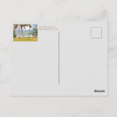 AUSSICHT AUF ATLANTIK VON PIGEON INSEL, ST. LUCIA POSTKARTE (Rückseite)