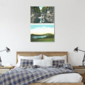 Aussicht auf Ausable Chasm und Saranac See Leinwanddruck (Insitu (Schlafzimmer))