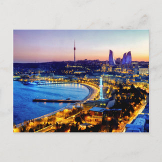 Aussicht auf Baku Postkarte