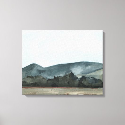 Aussicht auf Bauernhof Leinwanddruck (Vorderseite)