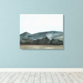 Aussicht auf Bauernhof Leinwanddruck (Insitu (Holzboden))