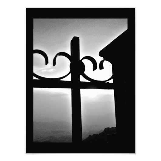 Aussicht auf Berge Fotodruck (Vorne)