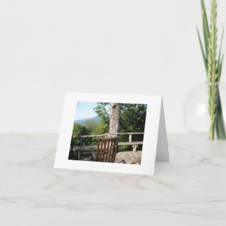 Aussicht auf Berge Karte