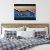 Aussicht auf Berge Leinwanddruck (Insitu (Schlafzimmer))