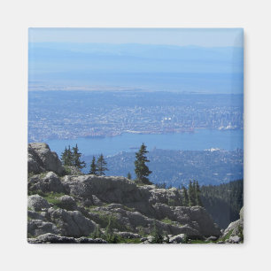 Aussicht auf Berge Magnet