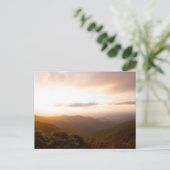 Aussicht auf Berge Postkarte (Stehend Vorderseite)