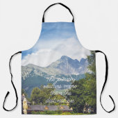 Aussicht auf Berge Schürze (Vorderseite)