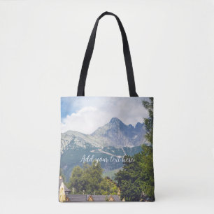 Aussicht auf Berge Tasche