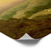 Aussicht auf Bethlehem, 1857 Poster (Ecke)