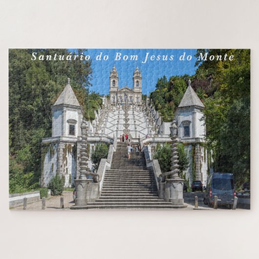 Aussicht auf Bom Jesus do Monte. Puzzle (Horizontal)