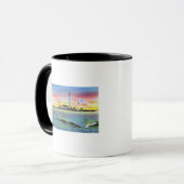 Aussicht auf Boon Island und Lighthouse von York a Tasse (Vorderseite Links)