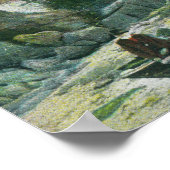 Aussicht auf Boote am Strand in Chinatown Poster (Ecke)