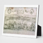 Aussicht auf Bordeaux und den Fluss Garonne, unter Fotoplatte (Seite)