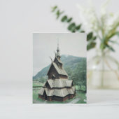 Aussicht auf Borgund-Stallkirche, c.1150 Postkarte (Stehend Vorderseite)