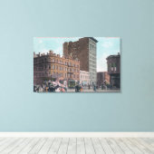 Aussicht auf Broadway, 14. St, San Pablo Ave Junct Leinwanddruck (Insitu (Holzboden))