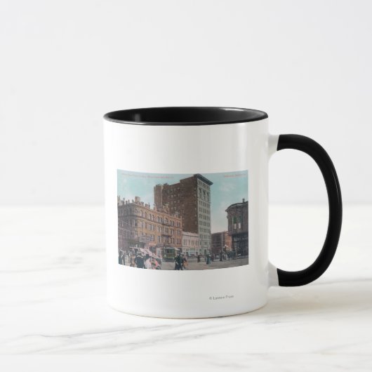 Aussicht auf Broadway, 14. St, San Pablo Ave Junct Tasse (Rechts)