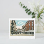 Aussicht auf Broadway und Corner Strand Street Postkarte (Stehend Vorderseite)