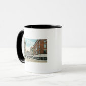 Aussicht auf Broadway und Corner Strand Street Tasse (Vorderseite Links)