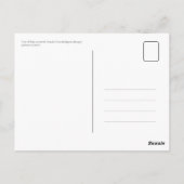 Aussicht auf Buda über die Donau, Budapest Postkarte (Rückseite)