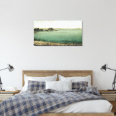 Aussicht auf Burg und Ei Leinwanddruck (Insitu (Schlafzimmer))